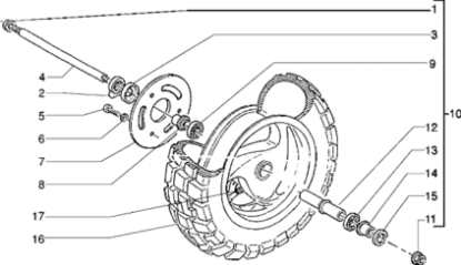 Εικόνα της 120/90 - 10 57J REGGAE TL-MC057104