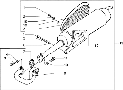 Εικόνα της ΒΙΔΑ ΒΑΣΗΣ ΕΞΑΤΜ SCOOTER M8x75-845591