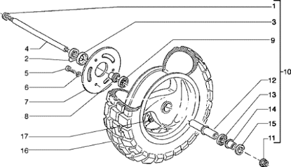 Εικόνα της 120/90 - 10 57J REGGAE TL-MC057104