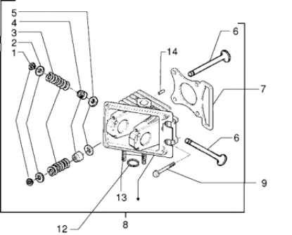 Εικόνα της ΒΑΛΒΙΔΑ ΕΞΑΓΩΓΗΣ SCOOTER 50 4T 2V 16,11-969239