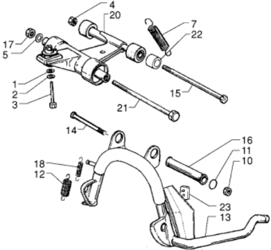 Εικόνα της ΕΛΑΤΗΡΙΟ ΣΤΑΝ VESPA ΕΤ4 50 ΕΣΩΤ-582505