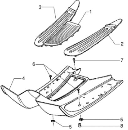 Εικόνα της ΠΑΤΩΜΑ VESPA ΕΤ2 ΜΑΥΡΟ 94-5730000090