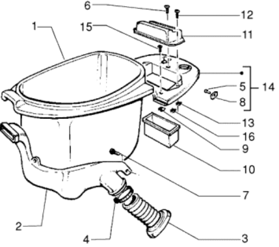 Εικόνα της ΦΥΣΟΥΝΑ ΕΙΣΑΓ ΑΕΡΟΣ VESPA ΕΤ4 150-829120