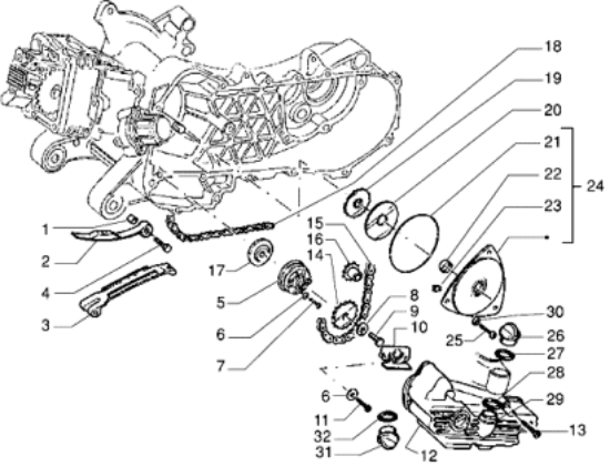 Εικόνα της ΚΑΔΕΝΑ ΕΚΚΕΝΤΡ VESPA ET4-SFERA 125 RST-436246