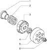 Εικόνα της ΚΑΜΠΑΝΑ ΑΜΠΡ VESPA ΕΤ4 125-SCOOTER 80-82503R