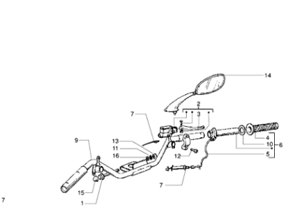 Εικόνα της ΤΙΜΟΝΙ VESPA ΕΤ4-LIDER 125/150-5817165