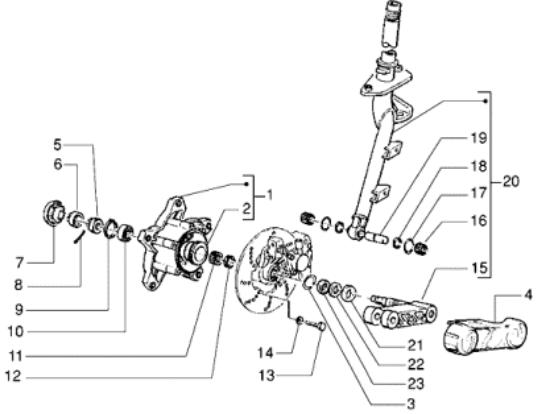 Εικόνα της ΜΟΥΑΓΙΕ ΜΠΡΟΣ ΤΡΟΧΟΥ VESPA ET4-5602846