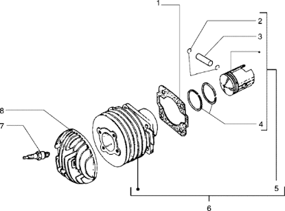 Εικόνα της ΕΛΑΤΗΡΙΟ ΠΙΣΤ STD VESPA P125X 52,5MM-052575