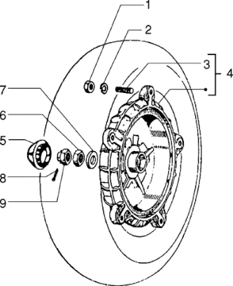 Εικόνα της ΤΑΜΠΟΥΡΟ ΠΙΣΩ VESPA PX 125/150 [70°]-1A0067755