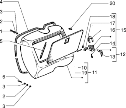 Εικόνα της ΠΕΙΡΑΚΙ ΝΤΟΥΛΑΠΙΟΥ VESPA PX (VNX/VSX)-097523