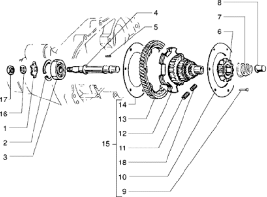 Εικόνα της ΡΟΔΕΛΑ ΑΞΟΝΑ ΤΕΤΡΑΠ VESPA ΡΕ-0163056