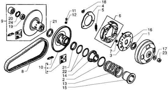 Εικόνα της ΡΟΥΛΕΜΑΝ ΚΟΜΠΛΕΡ HEXAGON GT-X9 250-496313