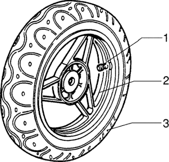 Εικόνα της ΒΑΛΒΙΔΑ ΤΡΟΧΟΥ TUBELESS D=10mm-266434