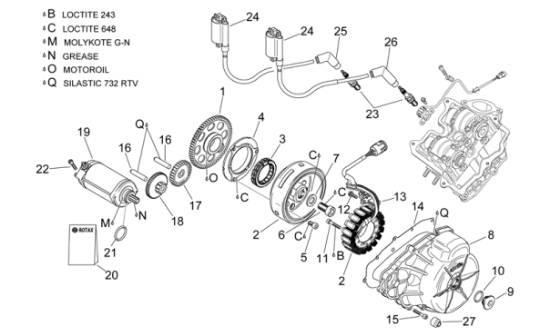 Εικόνα της ΣΥΝΕΜΠΛΟΚ ΨΥΓΕΙΟΥ APRILIA-MOTO GUZZI-AP8101372