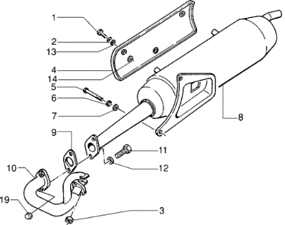 Εικόνα της ΒΙΔΑ ΒΑΣΗΣ ΕΞΑΤΜ SCOOTER M8x75-845591