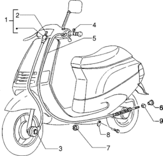 Εικόνα της ΦΩΛΙΑ ΜΑΝΕΤΑΣ ΝΤΙΖΑΣ ΦΡΕΝΟΥ ΡΚ-SCOOTER-178709