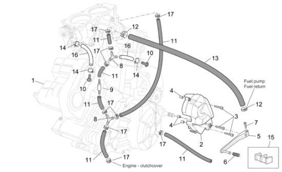 Εικόνα της ΛΑΣΤΙΧΑΚΙ ΛΕΒΙΕ ΤΑΧ APRILIA-MOTO GUZZI-AP8120912