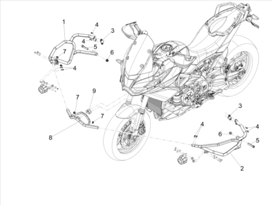 Εικόνα της ΠΡΟΣΤ/ΚΟ ΚΙΝΗΤΗΡΑ CAPONORD 1200 RALLY ΔΕ-2B001165