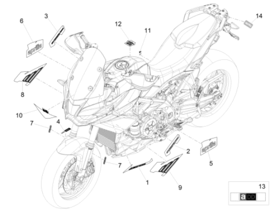 Εικόνα της ΑΥΤ/ΤΟ ΚΑΠΑΚΙΟΥ CAPONORD 1200 APRILIA ΑΡ-2H000637