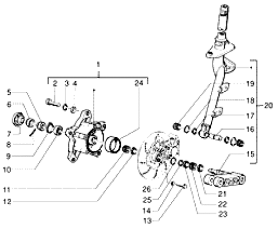 Εικόνα της ΜΟΥΑΓΙΕ ΜΠΡΟΣ ΤΡΟΧΟΥ VESPA ET4-5602846