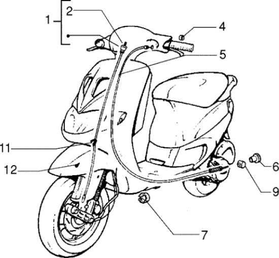 Εικόνα της ΦΩΛΙΑ ΜΑΝΕΤΑΣ ΝΤΙΖΑΣ ΦΡΕΝΟΥ ΡΚ-SCOOTER-178709