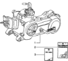 Εικόνα της ΣΕΤ ΤΣΙΜΟΥΧΕΣ SCOOTER 50 2T C01<>C25 Π.Μ-498337