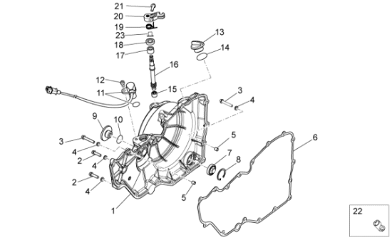 Εικόνα της ΜΠΑΛΑΚΙ ΑΞΟΝΑ ΑΜΠΡΑΓΙΑΖ RSV 4/TUONO V4-B043542