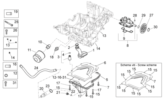 Εικόνα της ΦΙΛΤΡΟ ΛΑΔΙΟΥ RSV 4/TUONO V4/RS 660-1A023538