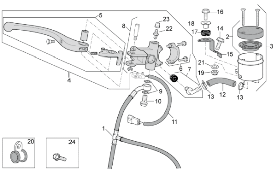 Εικόνα της ΚΑΒΑΛΕΤΟ ΤΡΟΜΠΑΣ ΦΡΕΝΟΥ RSV 4 FAC-R-APRC-893937