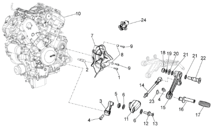 Εικόνα της ΑΞΟΝΑΣ ΛΕΒΙΕ ΤΑΧ RSV4 FAC-R APRC/TUONOV4-897594