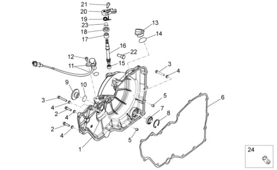 Εικόνα της ΜΠΑΛΑΚΙ ΑΞΟΝΑ ΑΜΠΡΑΓΙΑΖ RSV 4/TUONO V4-B043542