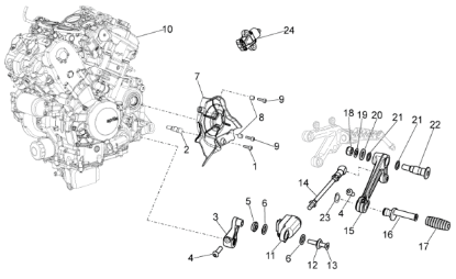 Εικόνα της ΑΞΟΝΑΣ ΛΕΒΙΕ ΤΑΧ RSV4 FAC-R APRC/TUONOV4-897594