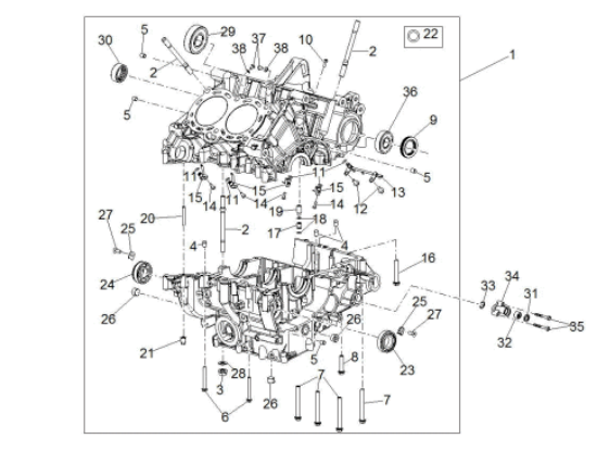 Εικόνα της ΡΟΥΛΕΜΑΝ 12X18X12 RSV4/TUONO V4/RS 660-B045224