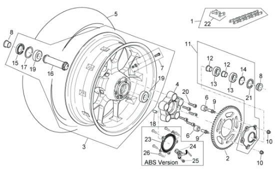 Εικόνα της ΤΣΙΜΟΥΧΑ ΠΙΣΩ ΤΡ 30x52x7 RSV/TUONO-AP8125786