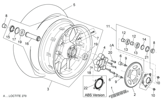 Εικόνα της ΣΥΝΕΜΠΛΟΚ ΓΡΑΝΑΖΙΟΥ ΠΙΣΩ ΤΡ TUONO-RSV-B043317