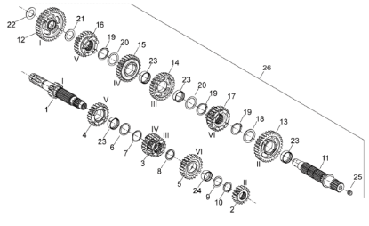 Εικόνα της ΑΞΟΝΑΣ ΔΕΥΤΕΡ SHIVER/DORSO 750-849301