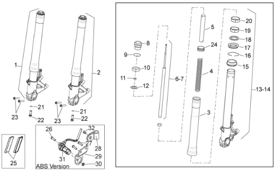 Εικόνα της ΒΙΔΑ ΠΑΝΩ ΠΙΣΩ ΑΜΟΡΤΙΣΕΡ LEO 250/300-AP8152290