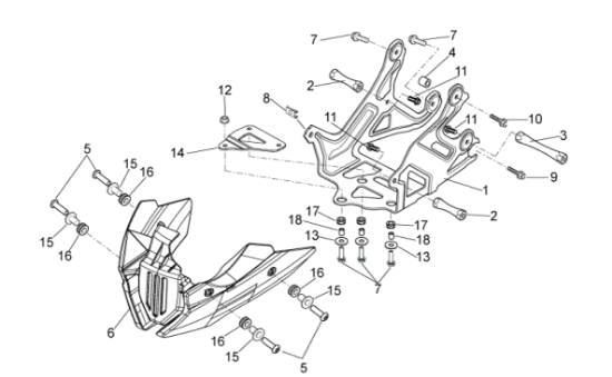 Εικόνα της ΑΠΟΣΤΑΤΗΣ ΒΑΣΗΣ ABS SHIVER/DORSODURO 750-860667