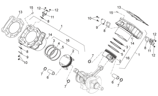 Εικόνα της ΠΙΣΤΟΝΙ CATC SHIVER/DORSODURO 750-8482860003