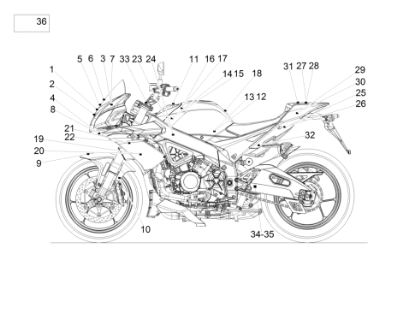 Εικόνα της ΑΥΤ/ΤΟ APRILIA ΦΕΡΙΓΚ TUONO V4 1100-2H000888