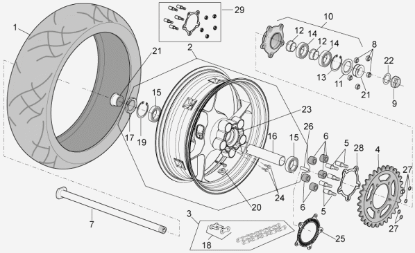 Εικόνα της ΑΛΥΣΙΔΑ ΚΙΝΗΣΗΣ RSV4 1000-TUONO 525 110-896358