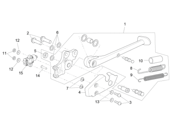 Εικόνα της ΕΛΑΤΗΡΙΟ ΠΛ ΣΤΑΝ SCOOTER/MOTO/TUAREG 660-AP8221211