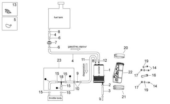 Εικόνα της ΣΩΛΗΝΑΚΙ ΒΕΝΖΙΝΗΣ APR-MOTO GUZZI SAE 30-856063