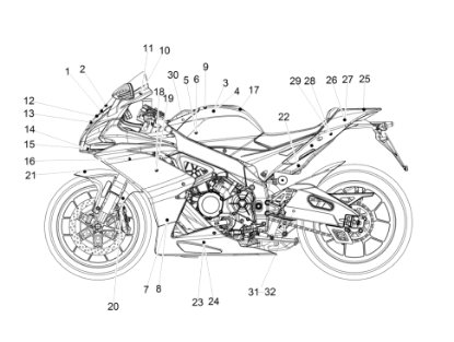 Εικόνα της ΑΥΤ/ΤΑ ΟΥΡΑΣ RSV 4 RR ΓΚΡΙ ΜΑΤ ΑΡΙΣΤ-2H000984