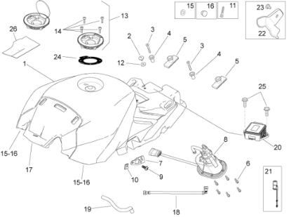 Εικόνα της ΑΙΣΘΗΤΗΡΑΣ ΒΕΝΖΙΝΗΣ RSV 4/TUONO V4-899068