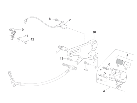 Εικόνα της ΠΕΙΡΟΣ ΒΑΣΗΣ ΔΑΓΚΑΝΑΣ ΠΙΣΩ RSV4/TUONO V4-898486