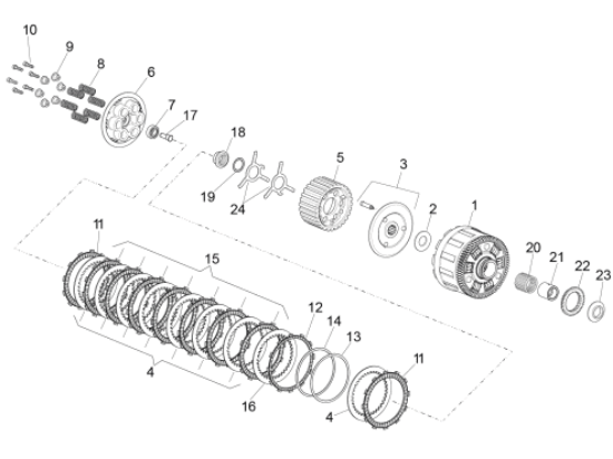 Εικόνα της ΠΙΑΤΑΚΙ ΕΛΑΤΗΡΙΟΥ ΑΜΠΡ RSV 4-TUONO 1100-893778