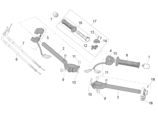 Εικόνα της ΔΙΑΚΟΠΤΗΣ STOP-START RSV4 APRC/TUONO V4-B045021