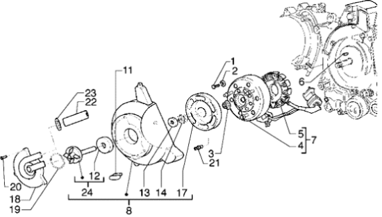 Εικόνα της ΒΟΛΑΝ VESPA EΤ4 4Τ 150 ΚΟΜΠΛΕ-826484