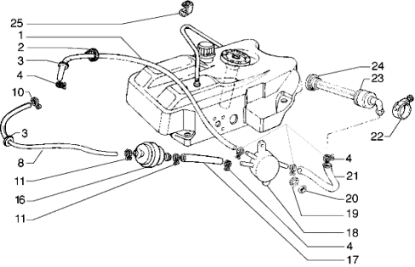 Εικόνα της ΒΑΛΒΙΔΑ ΑΝΕΠΙΣΤΡΟΦΗ BEV-VESPA GT-X8-TYP-AP8104594